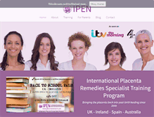 Tablet Screenshot of placentanetwork.com